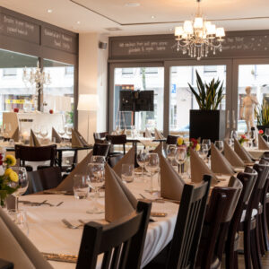 Italienische Tischkultur im Ristorante Paparazzi
